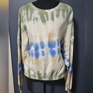 NWT Urban Rebel Terry Tie Dye Sweatshirt Plus Size 3X